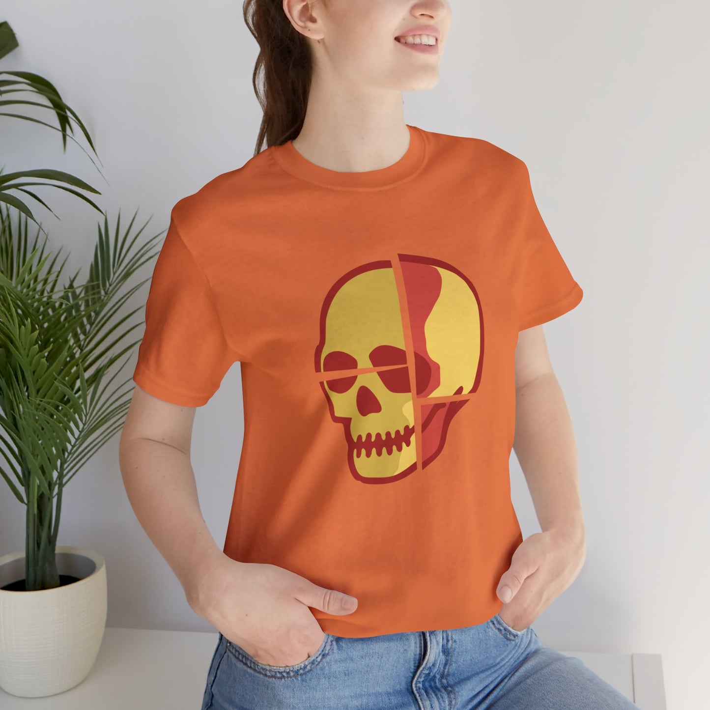 BROKEN SKULL [FUEGO] T-shirt