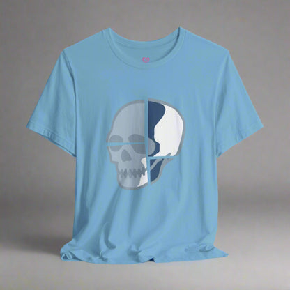 BROKEN SKULL [BLUE STEEL] T-shirt