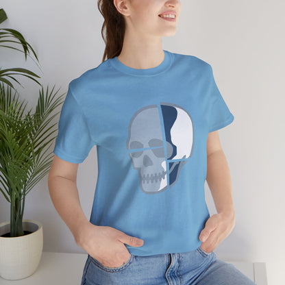 BROKEN SKULL [BLUE STEEL] T-shirt