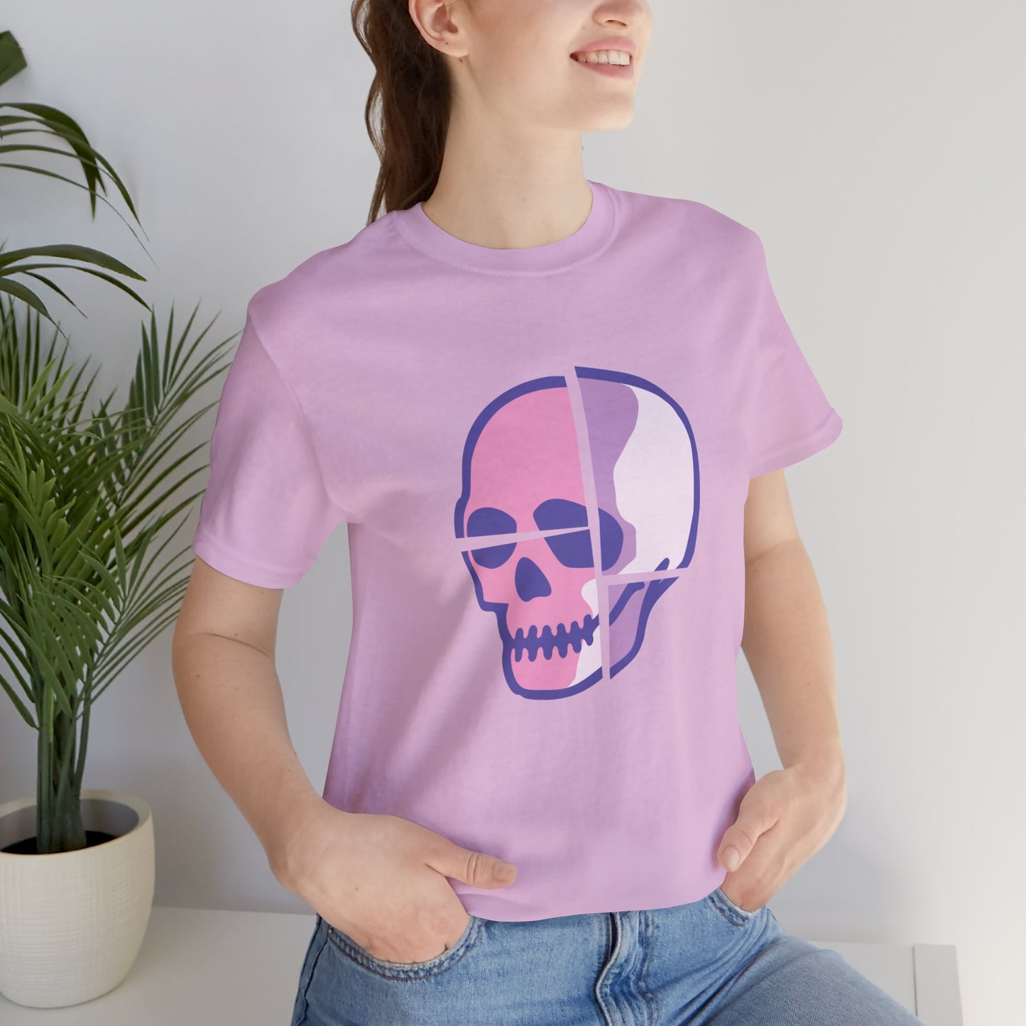 BROKEN SKULL [SORBET] T-shirt