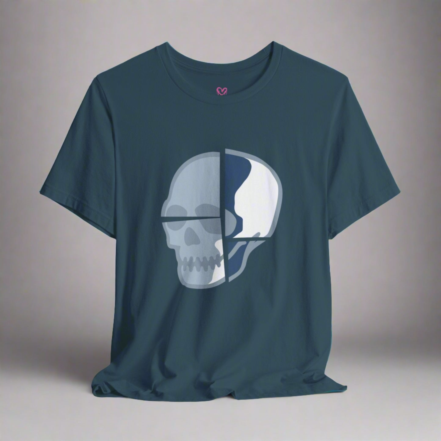 BROKEN SKULL [BLUE STEEL] T-shirt