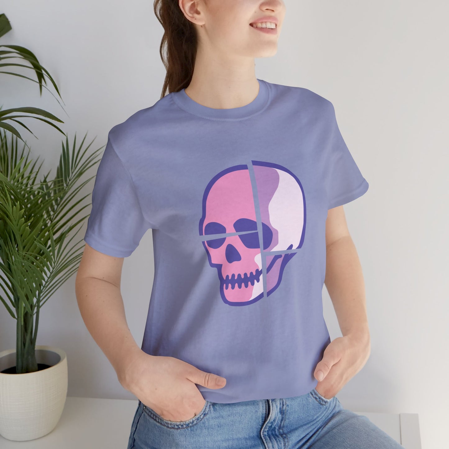 BROKEN SKULL [SORBET] T-shirt