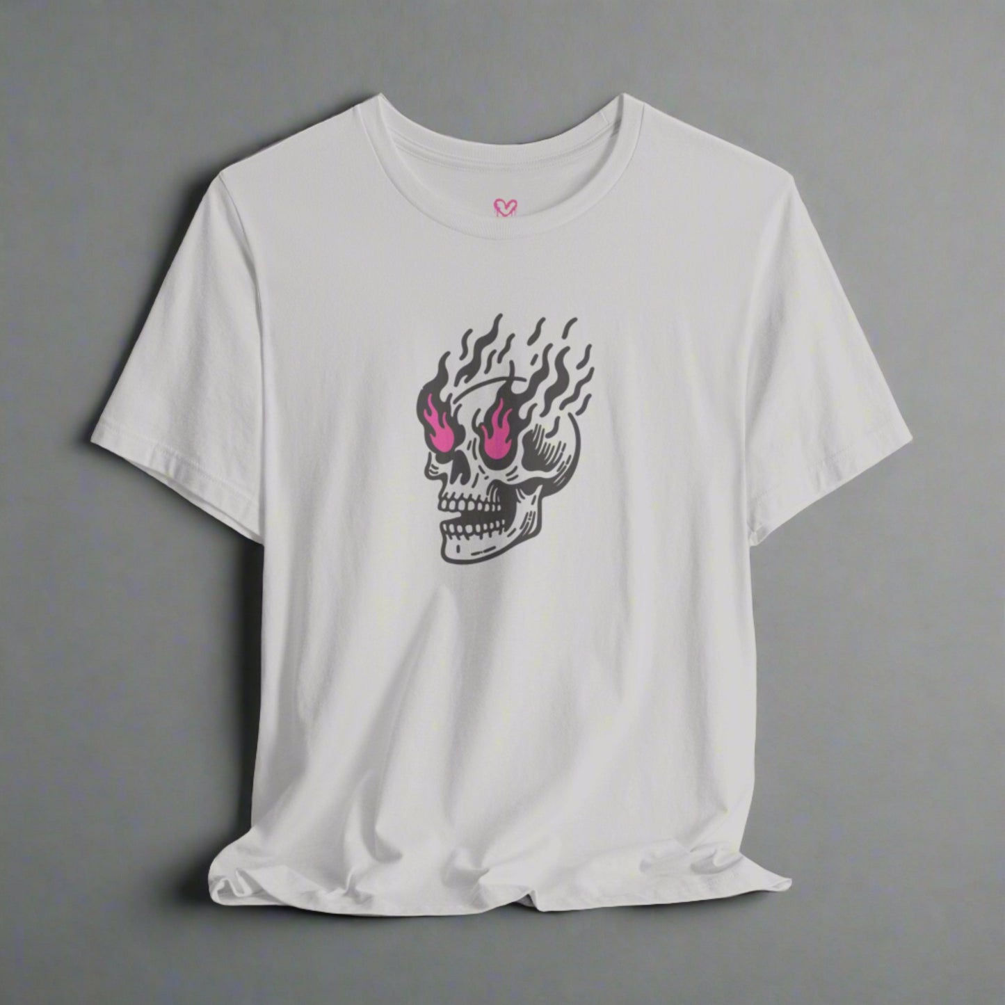 FLAMING EYES SKULL T-shirt