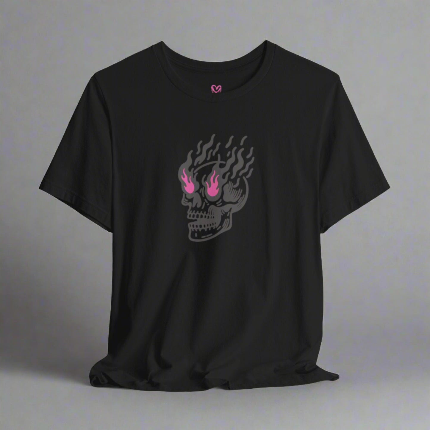 FLAMING EYES SKULL T-shirt