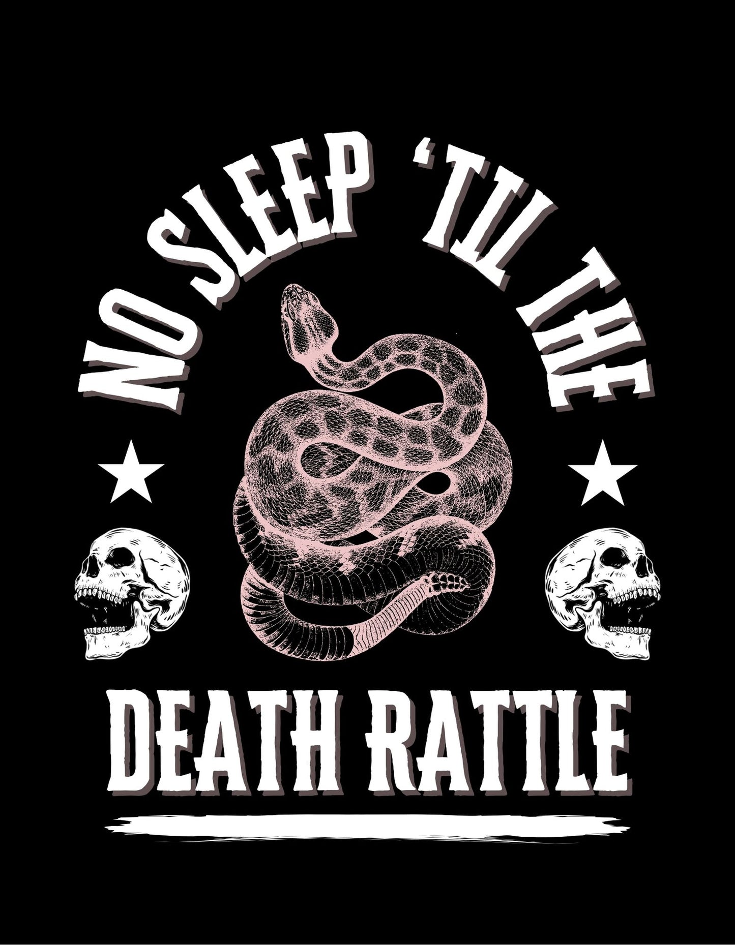 NO SLEEP 'TIL THE DEATH RATTLE Men's Rash Guard