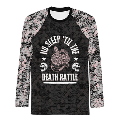 NO SLEEP 'TIL THE DEATH RATTLE Men's Rash Guard