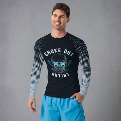 CHOKE OUT ARTIST Men's Rash Guard