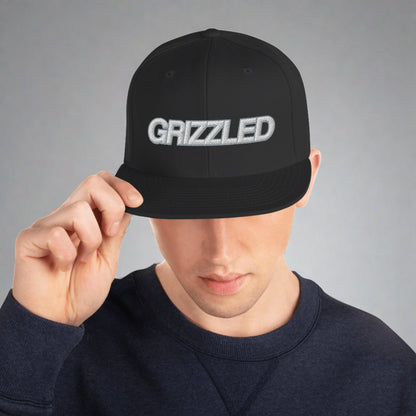 GRIZZLED Embroidered Snapback Hat