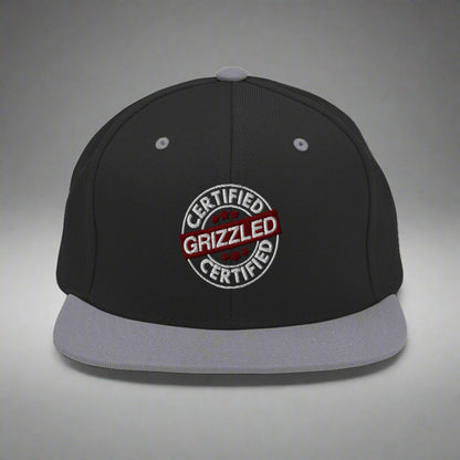 CERTIFIED GRIZZLED Embroidered Snapback Hat